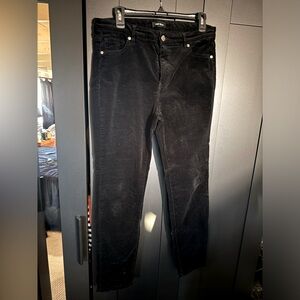 Well Worn Black Corduroy Pants